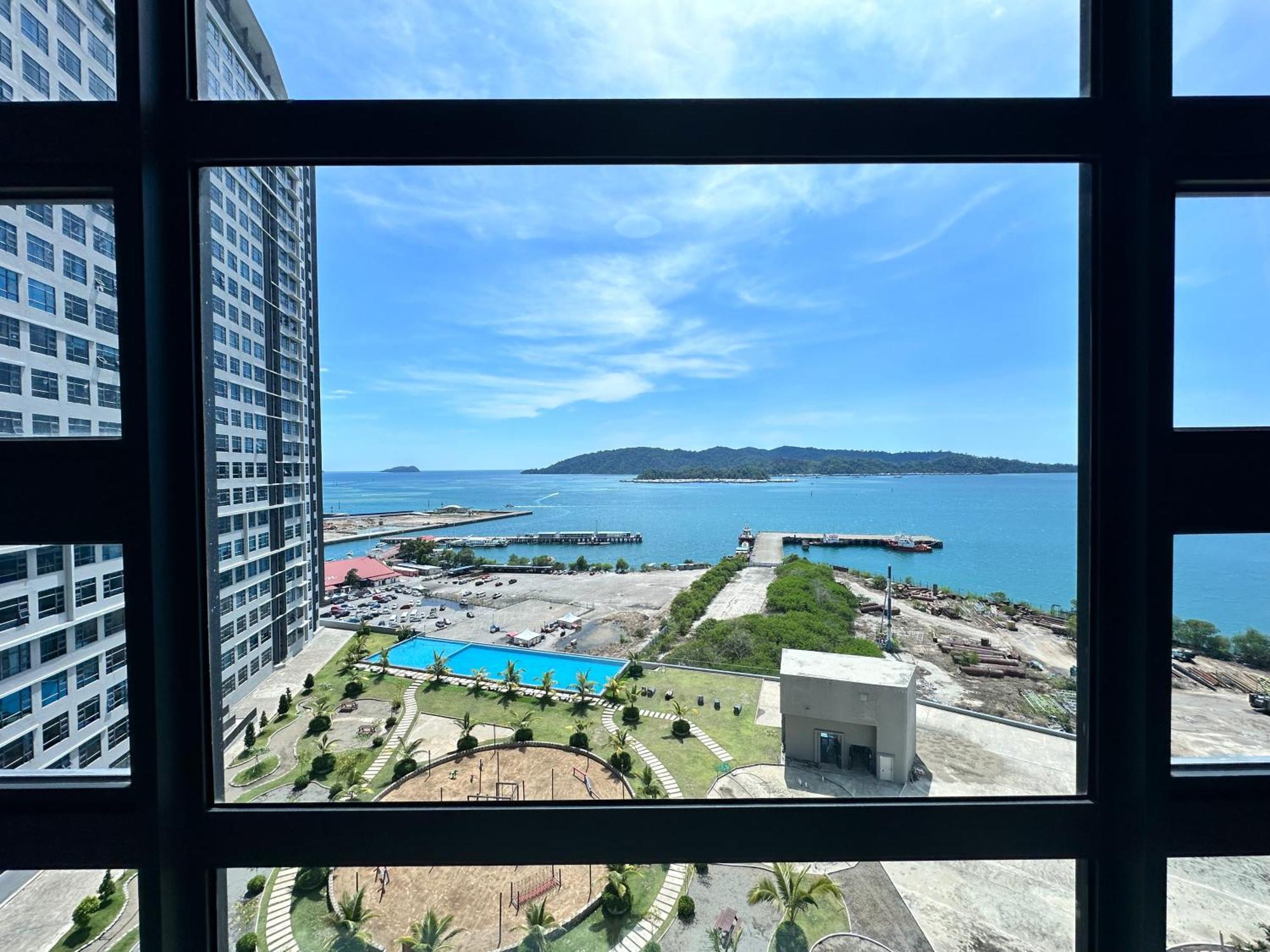 L Homestay Jesseltonquay Jq Kk City亚庇市区中心民宿2房1厕 Kota Kinabalu Exteriör bild