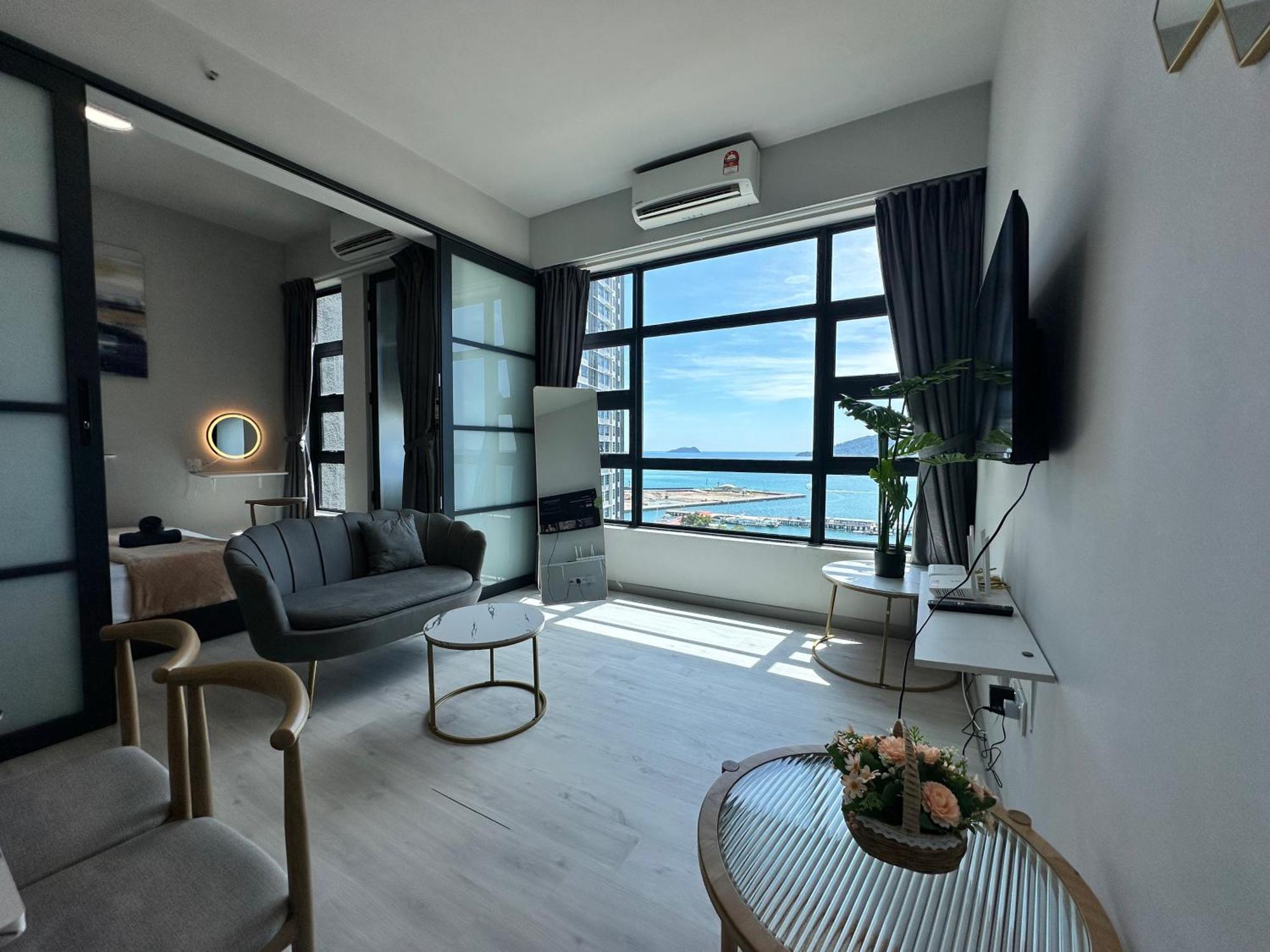 L Homestay Jesseltonquay Jq Kk City亚庇市区中心民宿2房1厕 Kota Kinabalu Exteriör bild