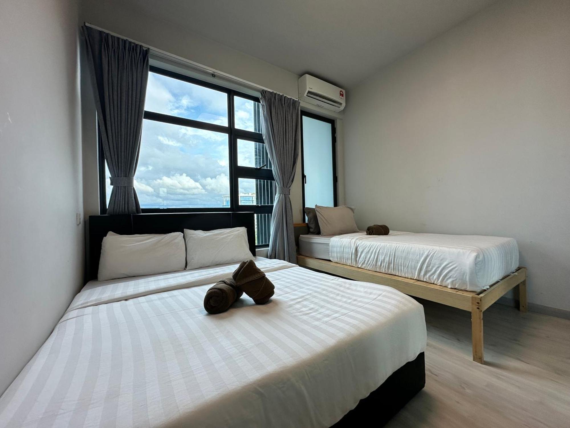 L Homestay Jesseltonquay Jq Kk City亚庇市区中心民宿2房1厕 Kota Kinabalu Exteriör bild